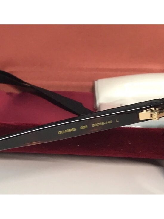 New Authentic Gucci Tortoise Square Sunglasses GG1066S 002 main image 7